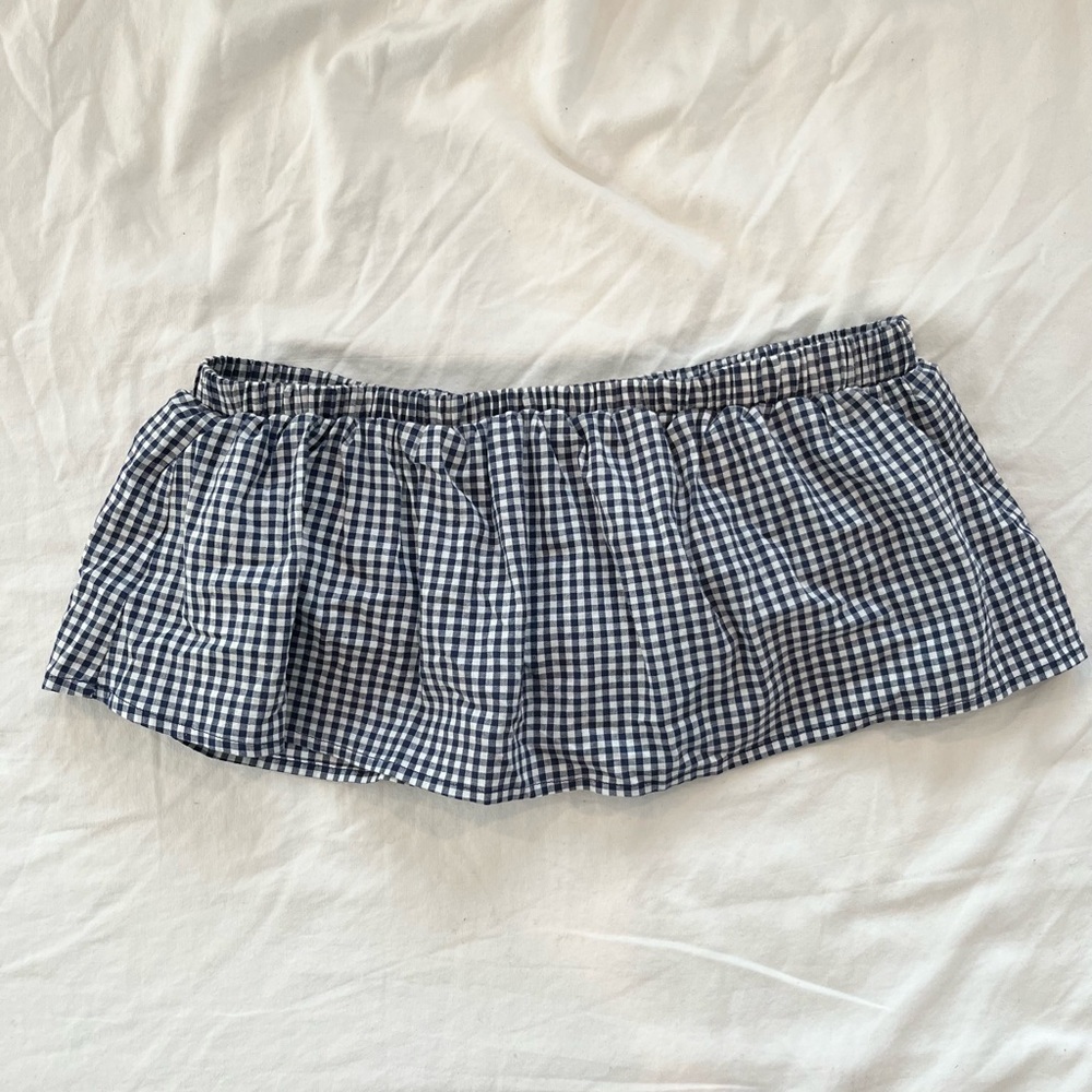 Urban Outfitters Flounce Gingham Bandeau